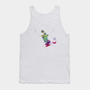 Soccer Player Girl Tank Top